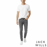 Jack Wills Men's Gabardine Jean in Grey