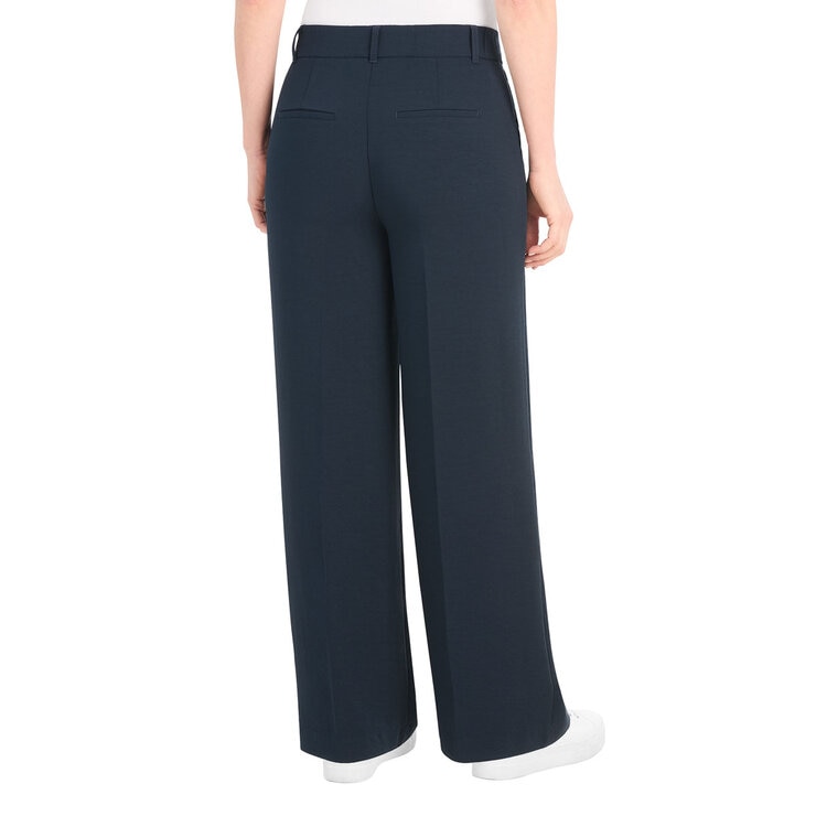 Dalia Ladies Pleated Crepe Wide Leg Pant