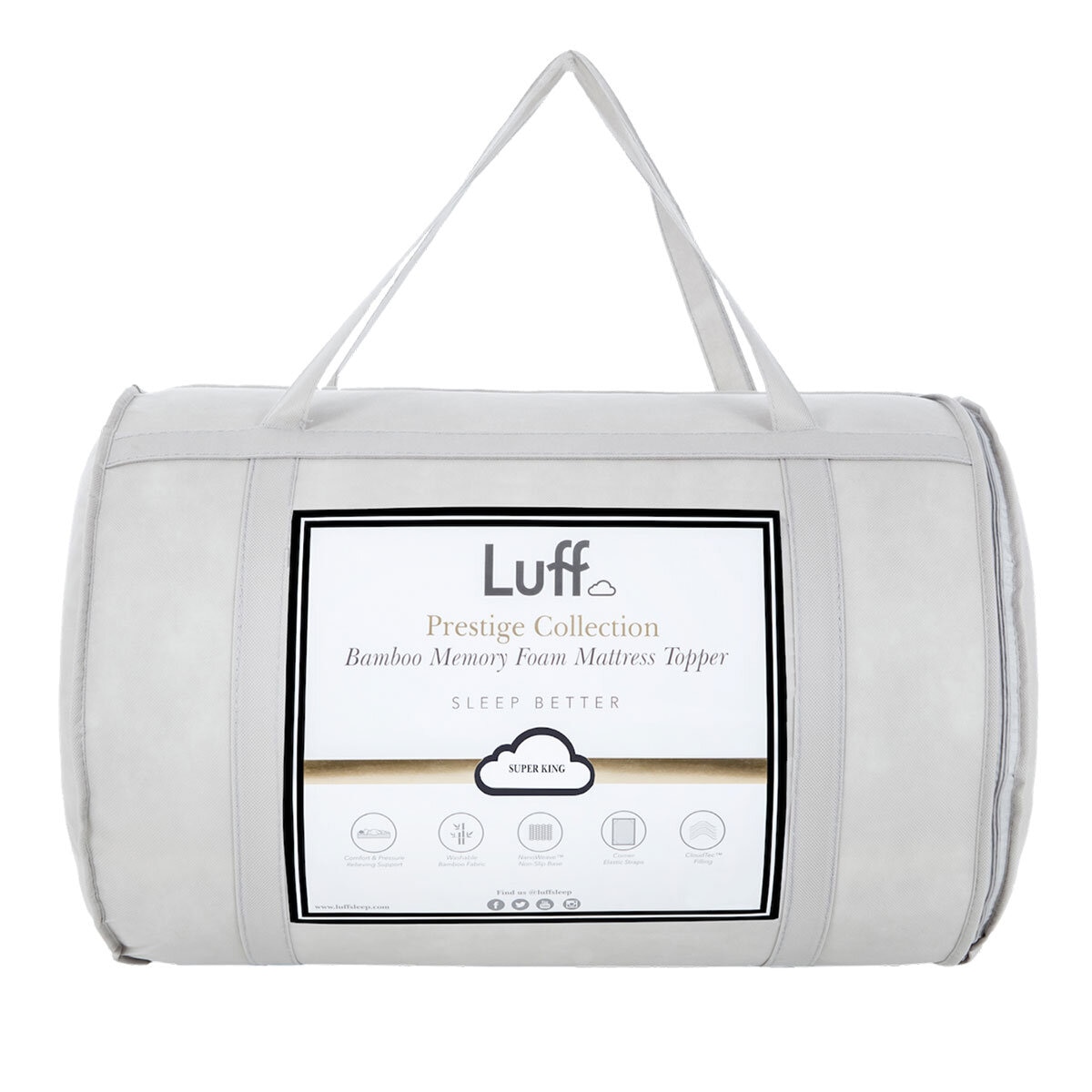 Luff Prestige Memory Foam Mattress Topper