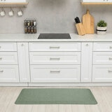 A Sage green anti‑fatigue mat A Sage green anti‑fatigue mat