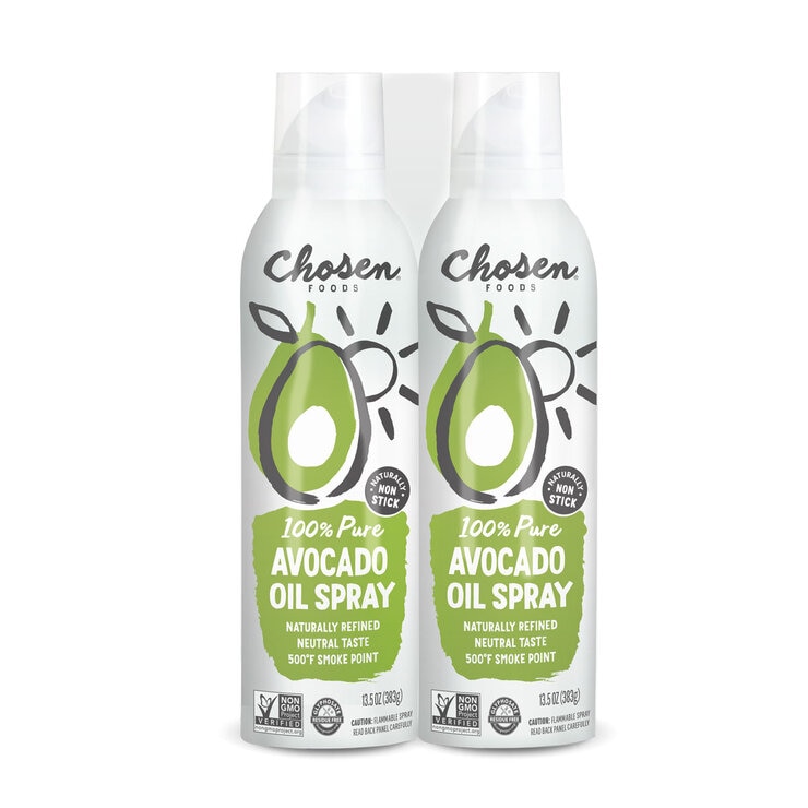 Chosen Food Avocado Oil Cooking Spray, 2 x 383ml Chosen Food Avocado Oil Cooking Spray, 2 x 383ml