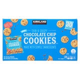 Front of blue box of biscuits