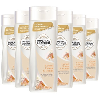 Imperial Leather Body Wash in 2 Varieties, 6 x 500 ml