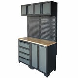 Hilka Professional 24-Gauge Steel 5-Piece Garage Workstation Set Hilka Professional 24-Gauge Steel 5-Piece Garage Workstation Set