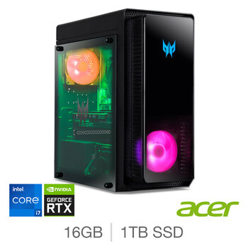 Acer Predator Orion, Intel Core i7, 16GB RAM, 1TB SSD, NVIDIA GeForce RTX 3070, Gaming Desktop, DG.BK4EK.008