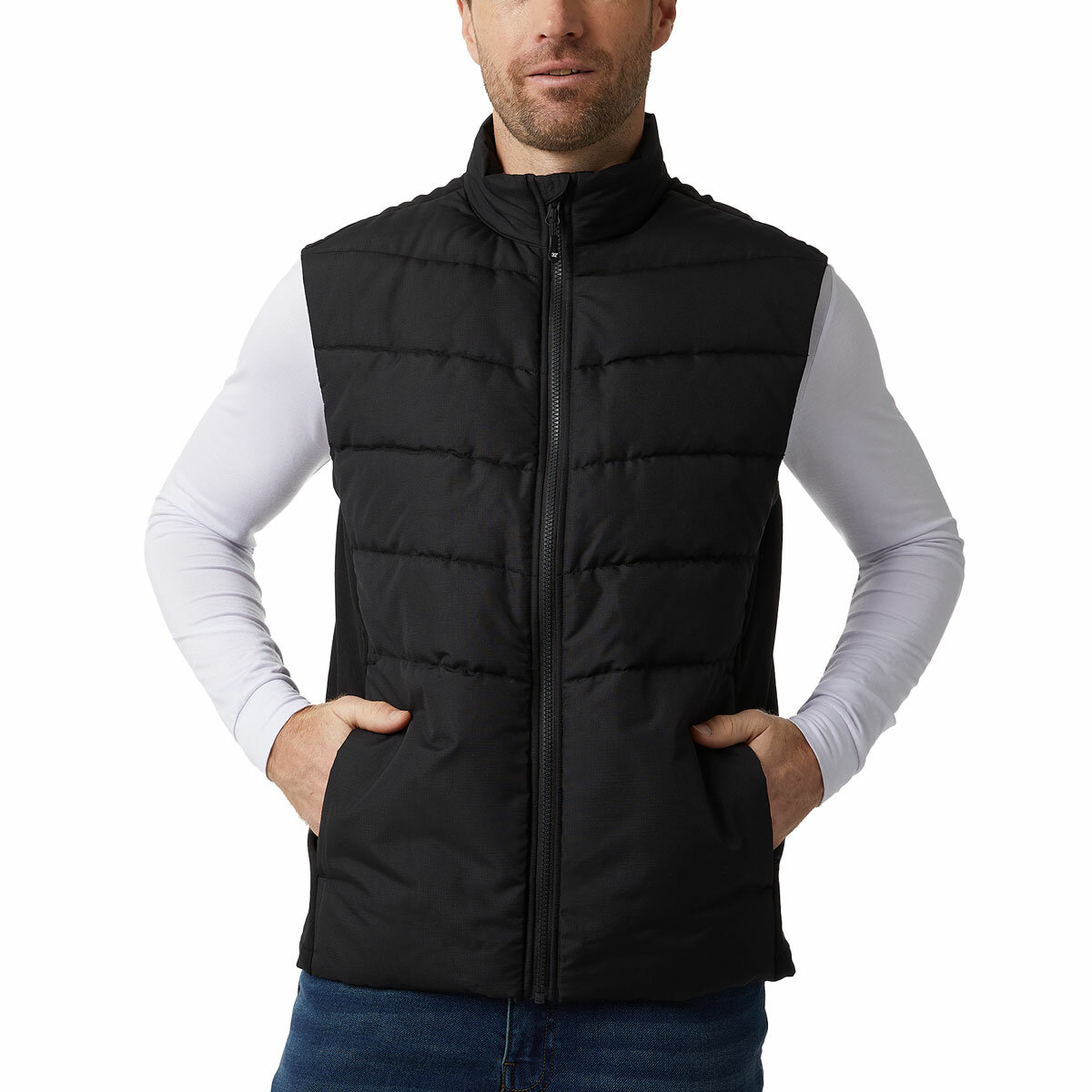 32 Degrees Mens Mixed Media Vest