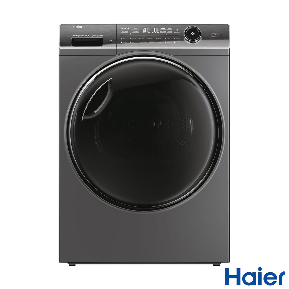 Haier HD90-A3Q979SU1 9kg, Heat Pump Tumble Dryer A+++ in Graphite