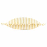Wylder Millie Ruffle Yellow Striped Indoor Outdoor Cushion, 50 x 50 cm