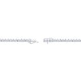 12.00ctw Round Brilliant Cut Diamond Tennis Necklace, 14ct White Gold