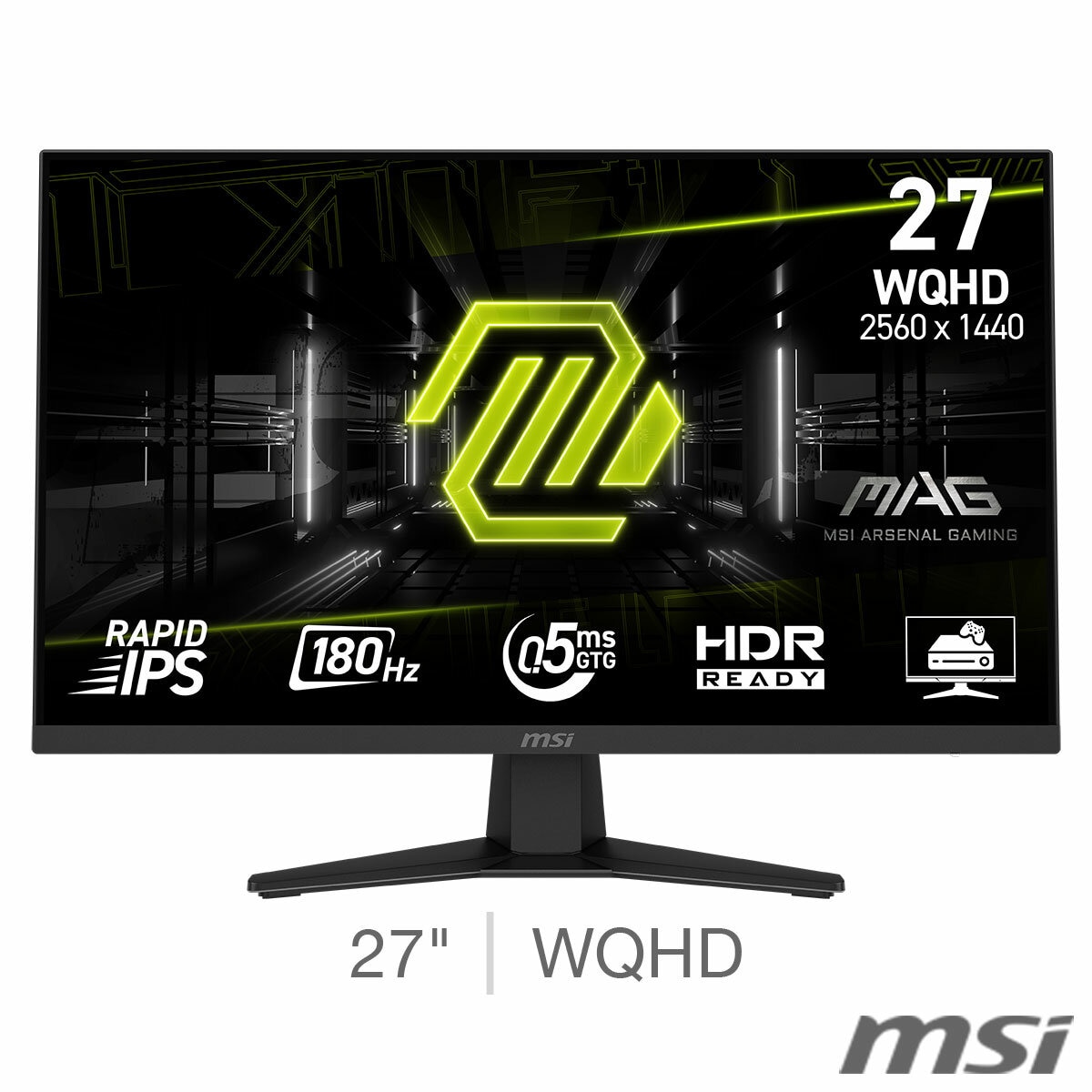 MSI MAG 274QF 180Hz WQHD Gaming Monitor, 9S6-3CE41H-011