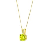 Peridot 14kt Yellow Gold Pendant