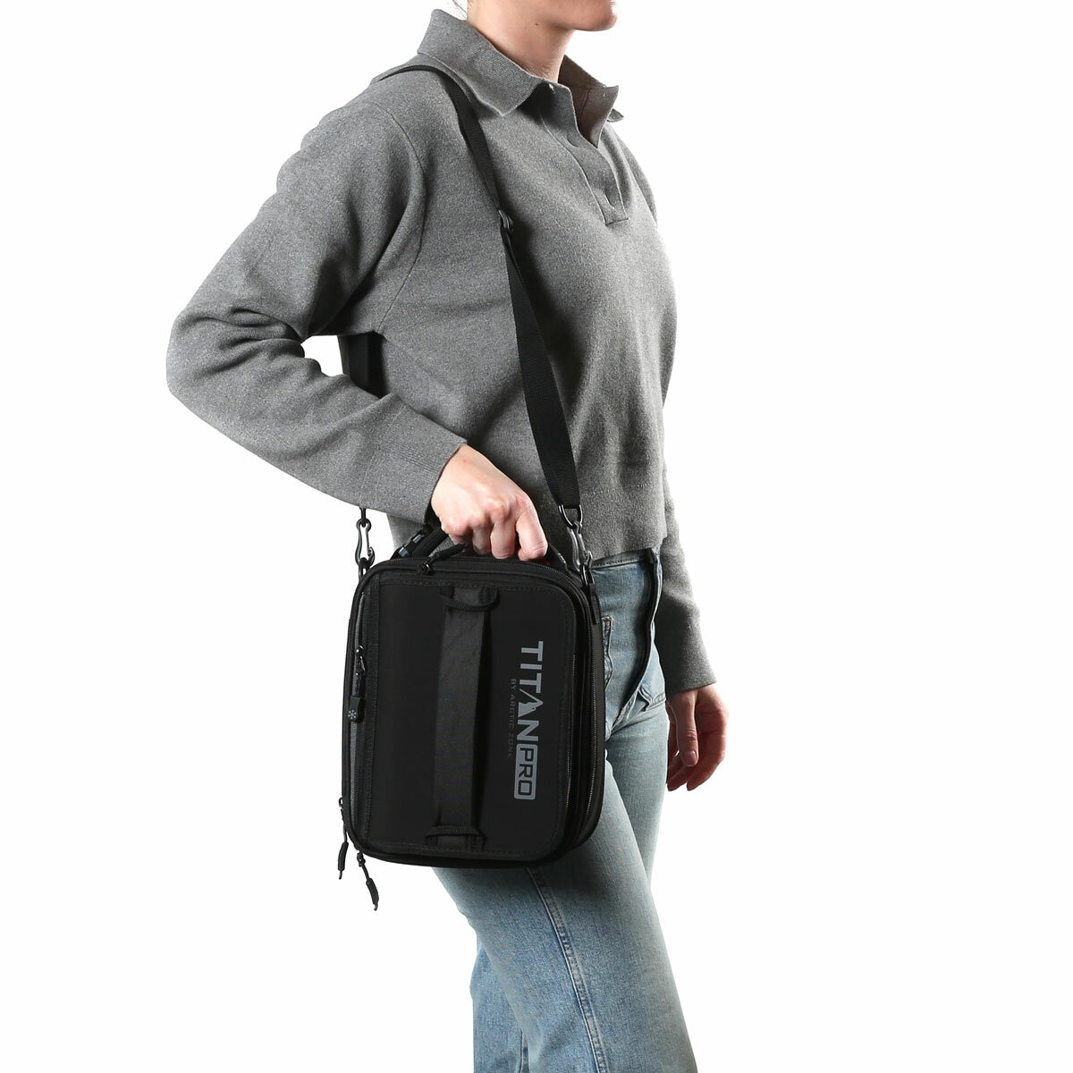 Titan Pro Expandable Fridge Cold Lunchbox In Black