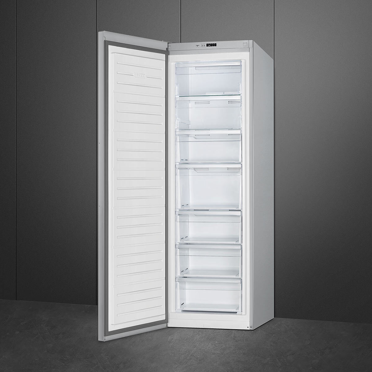 Freezer tilted perspective open