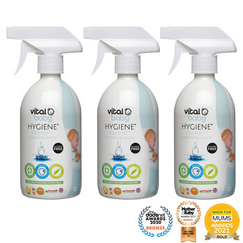 Vital Baby Hygiene Aquaint® Sanitising Water, 3 x 500ml