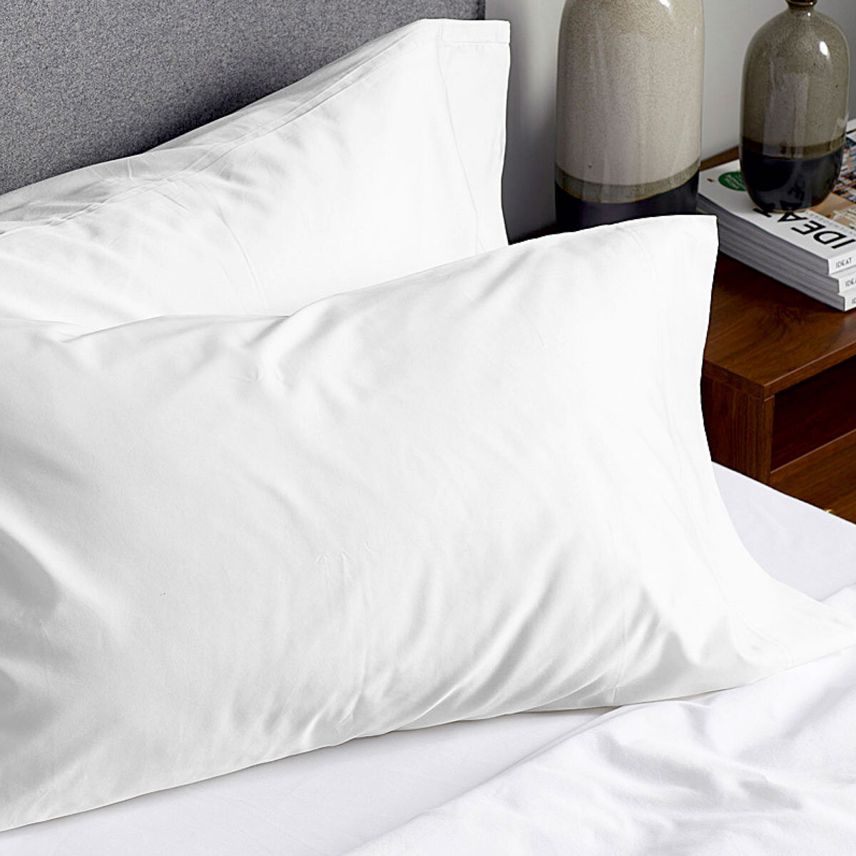 Purity Home Easy-care 400 Thread Count Cotton Pillowcases