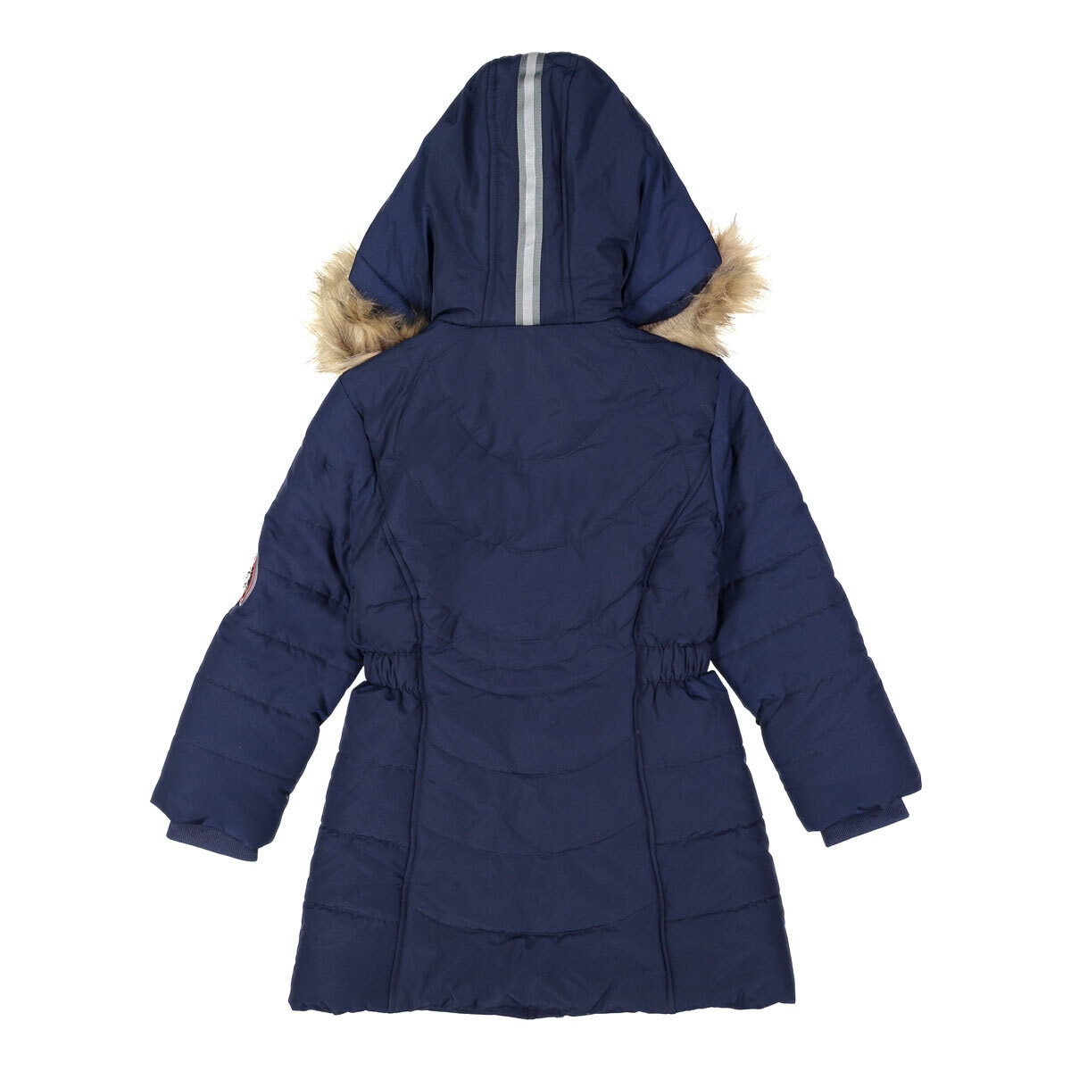 Andy & Evan Girl's Water Resistant Parka in Navy Costco UK