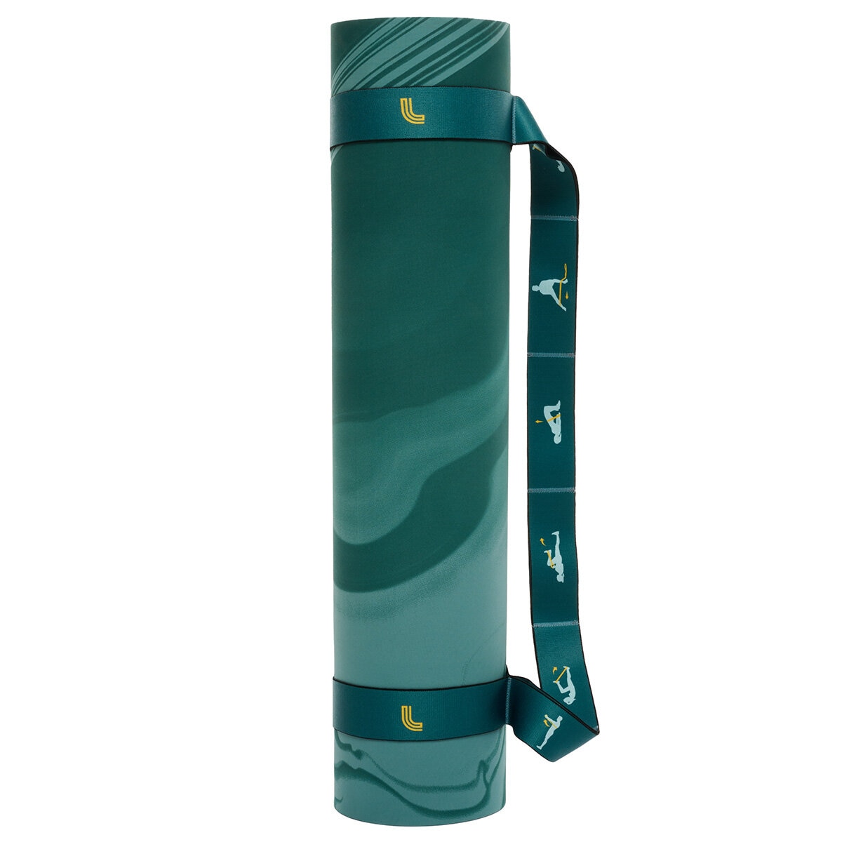 Lole Yoga Mat in Dark Teal Marble