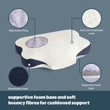 Silentnight Sleep Therapy Neck Care Butterfly Pillow