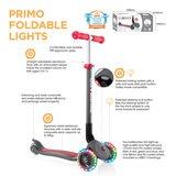 Buy Globber Primo Lights Scooter in Sky Blue 7 Image at Costco.co.uk