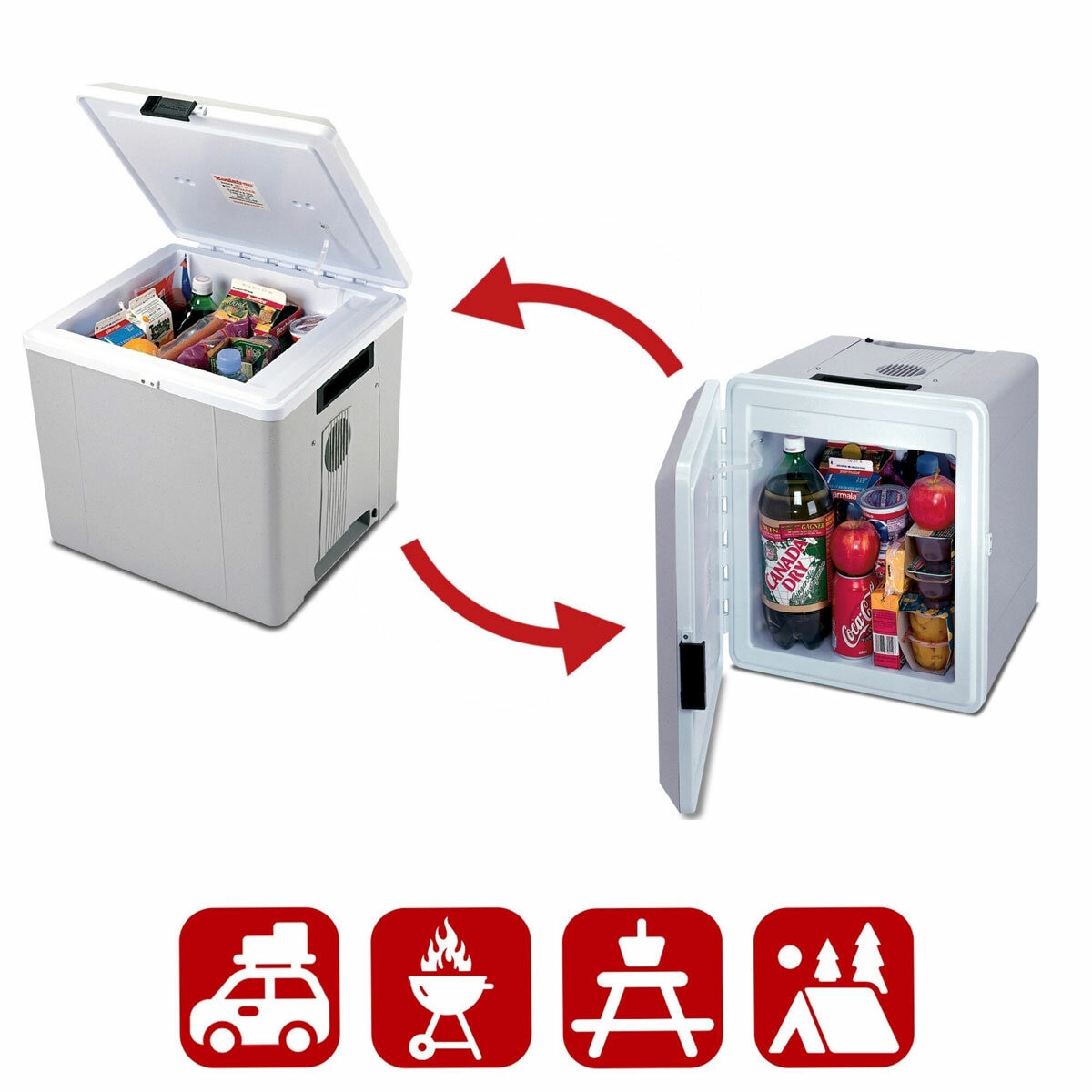 Koolatron 12V DC/230V AC Electric Cool Box/Warm Box 27L