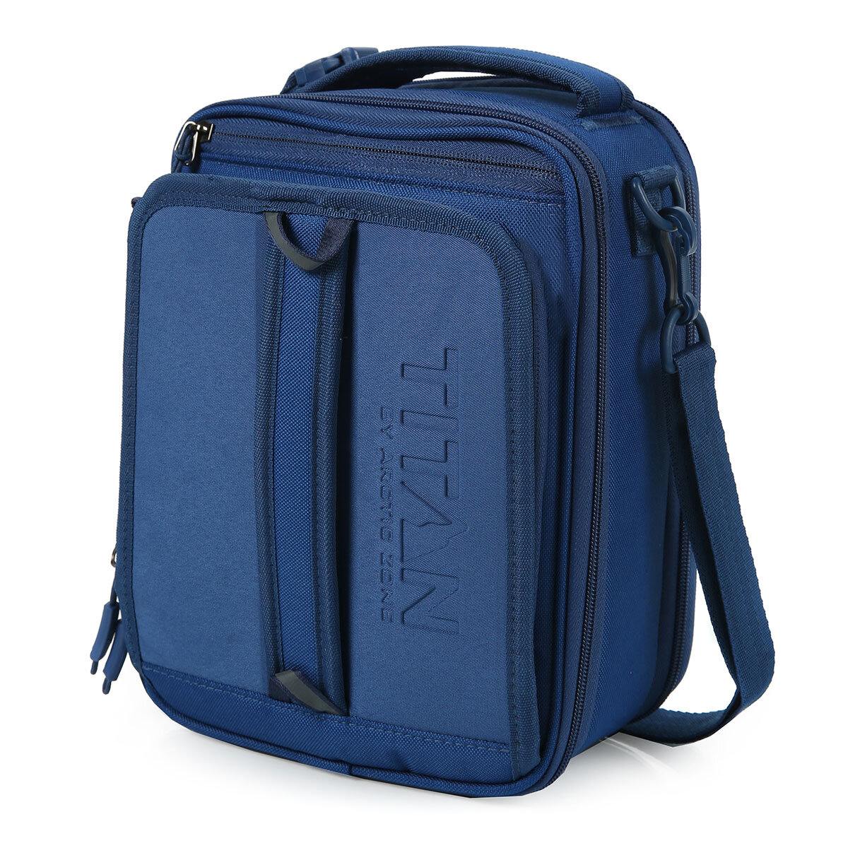 Titan Fridge Cold, Crush Resistant Lunch Pack with 2 Ice Walls in Blue