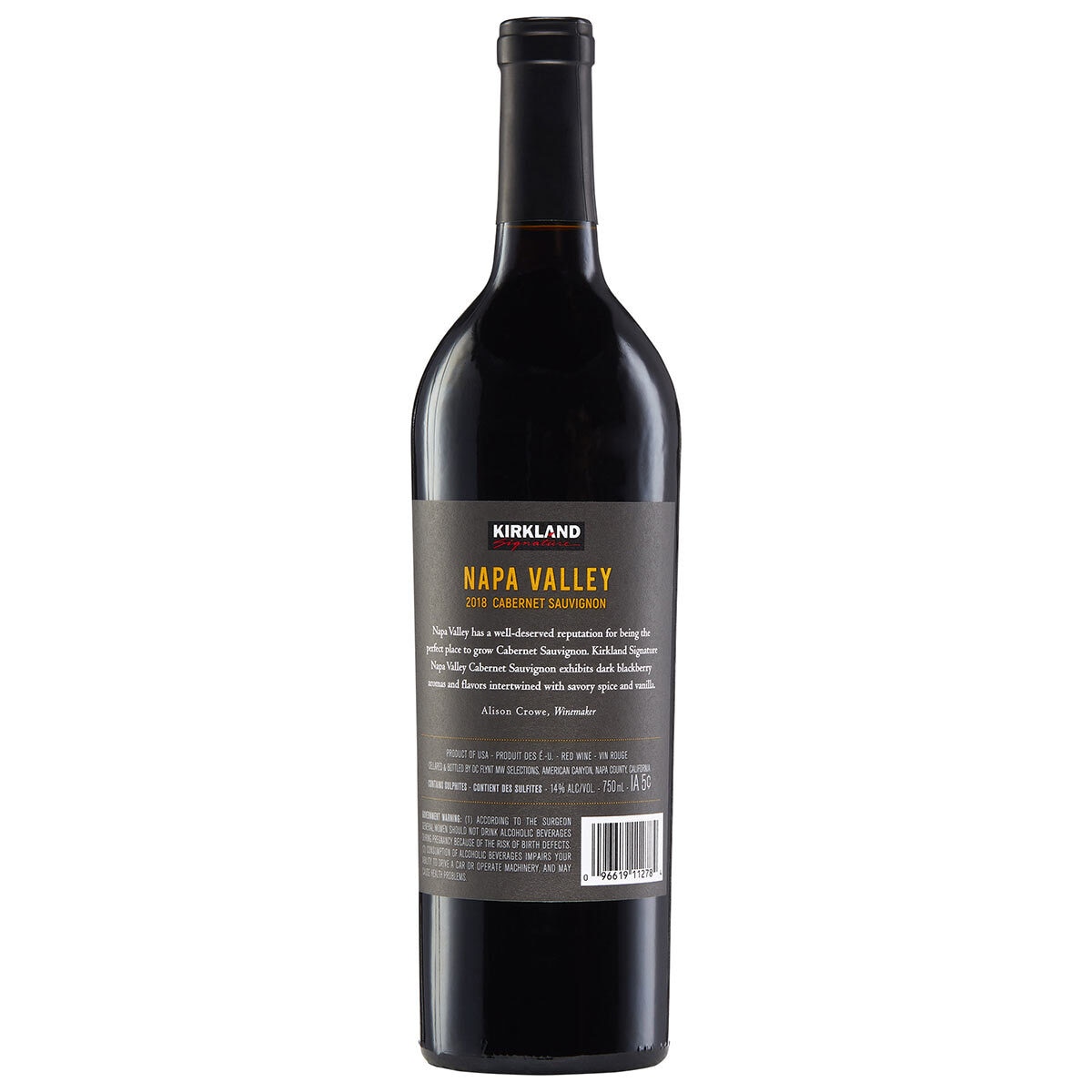 Kirkland Signature Napa Valley Cabernet Sauvignon 2018, 75cl