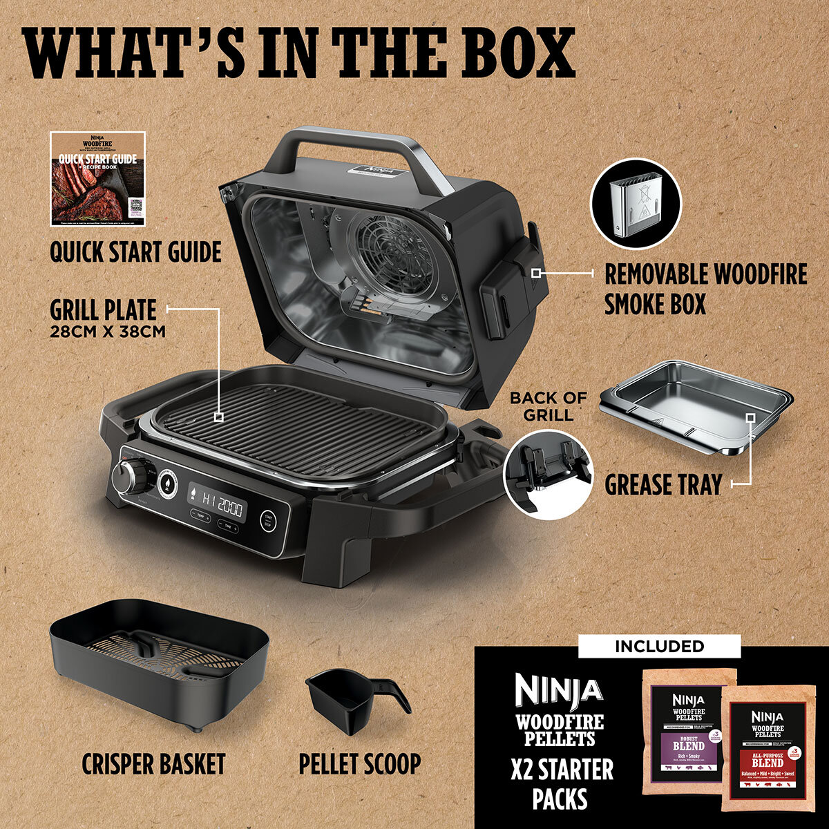 Lifestyle image of Ninja Woodfire Grill