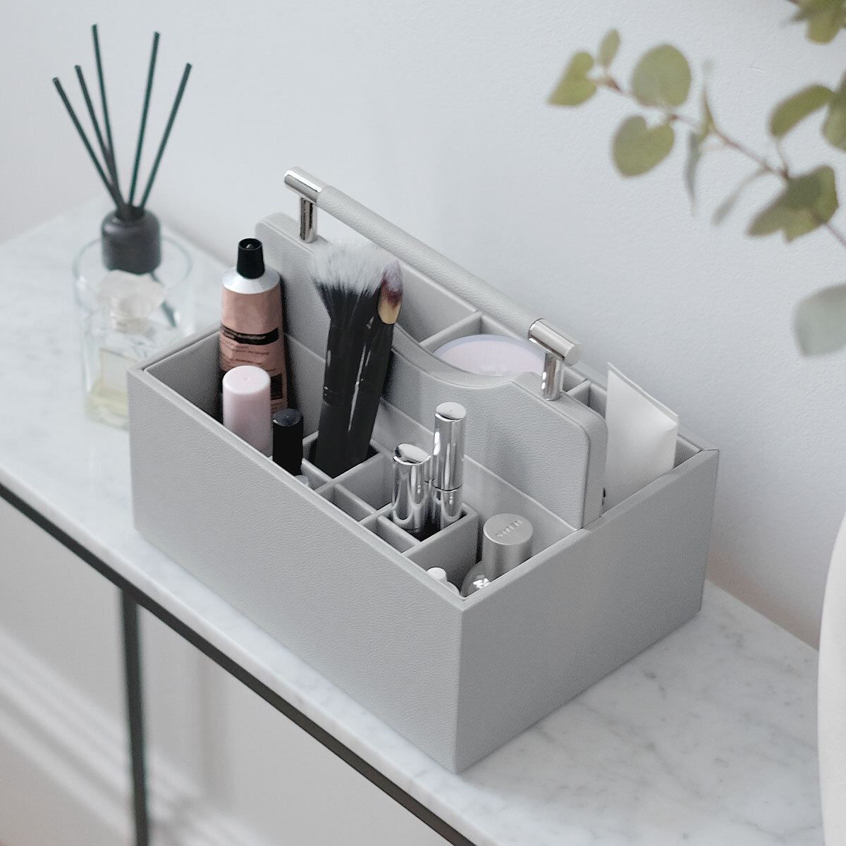 Pebble Grey Classic Cosmetic Organiser