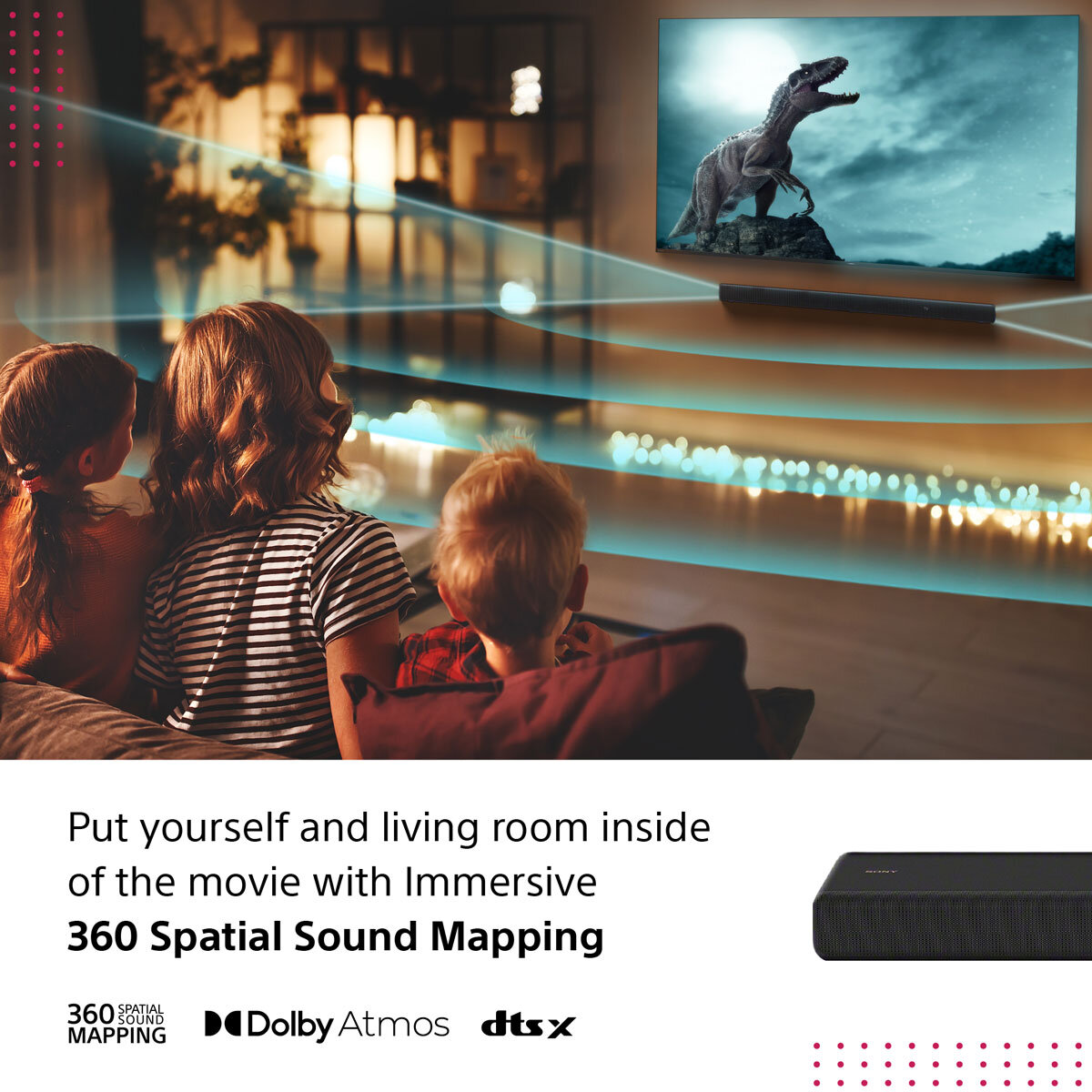 Buy Sony HTA3000 3.1 Ch, 250W, Soundbar with Dolby Atmos, Built-in Subwoofer and Bluetooth, HTA3000.CEK at Costco.co.uk