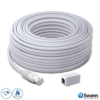 Swann 60m/200ft Network Extension Cable, SWNHD-60MCAT5E-GL