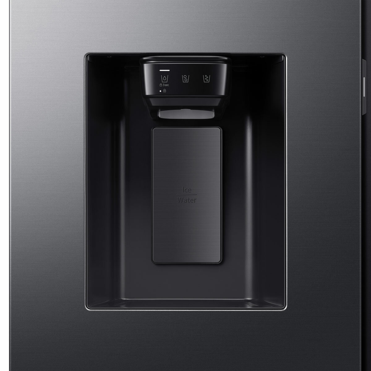 Samsung Bespoke RS80F66KBFEU Side by Side Fridge Freezer, B Rated in Black Samsung Bespoke RS80F66KBFEU Side by Side Fridge Freezer, B Rated in Black