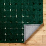 Livabliss Brook Green Wool Rug, In 2 Sizes Livabliss Brook Green Wool Rug, In 2 Sizes