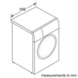 Bosch Series 4 WAN28258GB 8kg, 1400rpm Washing Machine, A Rated in White