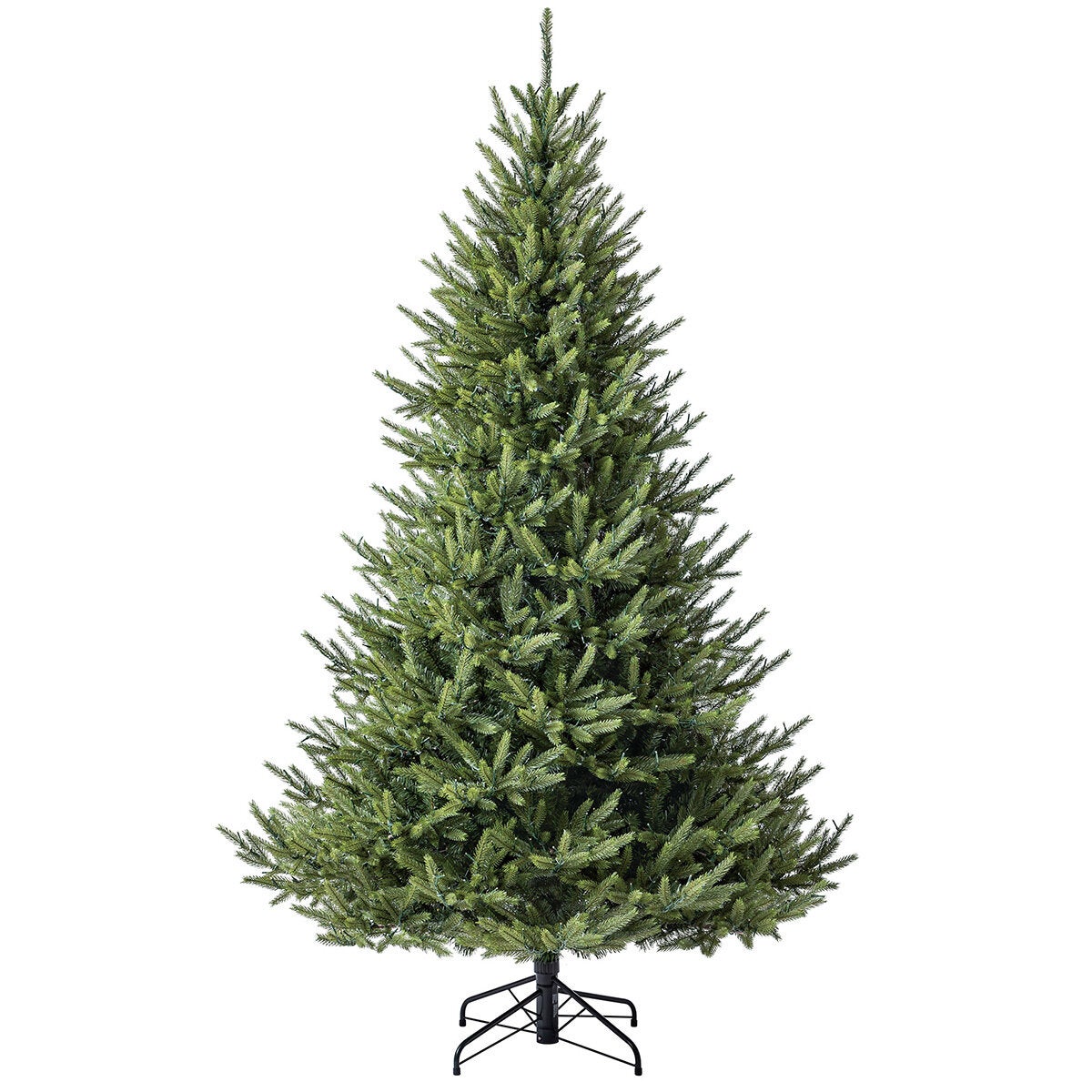 7.5 ft (2.3m) Pre-Lit Euro Style Artificial Christmas Tree With 1400 Colour Changing Twinkle Micro LED LightsLED Tree 7.5 ft (2.3m) Pre-Lit Euro Style Artificial Christmas Tree With 1400 Colour Changing Twinkle Micro LED LightsLED Tree