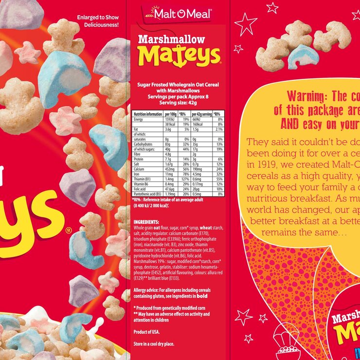 back of pack nutritional panel back of pack nutritional panel