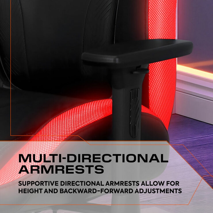 X Rocker Kunai RGB Gaming Chair with LED Lights