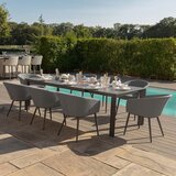 Maze Ambition 11pc Extending dining set - Extended (260cm)