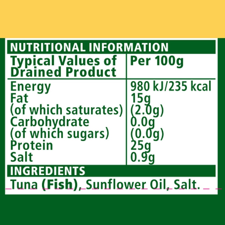 John West Tuna Chunks in Sunflower Oil, 12 x 145g