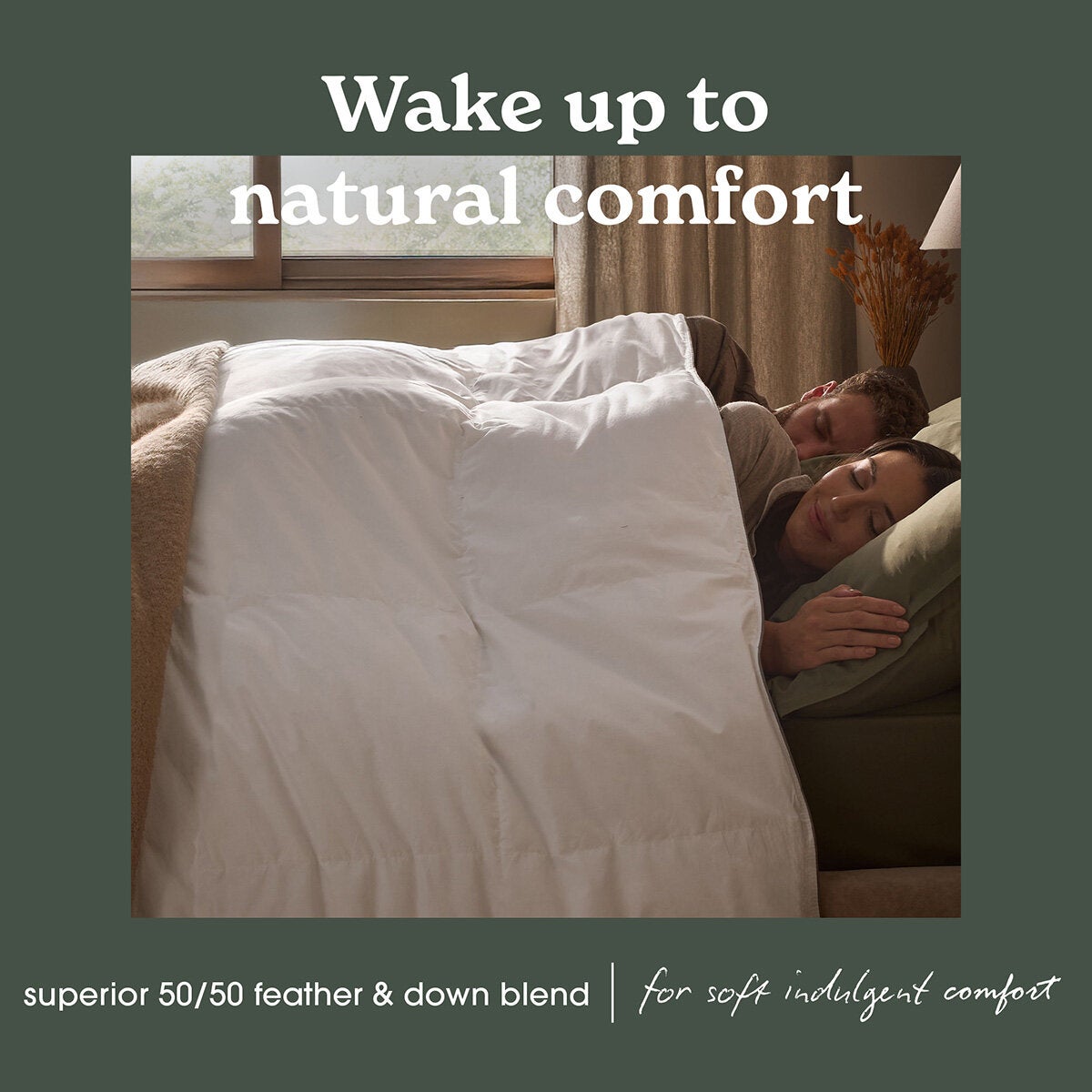 Sleepeezee Natural Feather and Down 10.5 Tog Duvet In 3 Sizes Sleepeezee Natural Feather and Down 10.5 Tog Duvet In 3 Sizes
