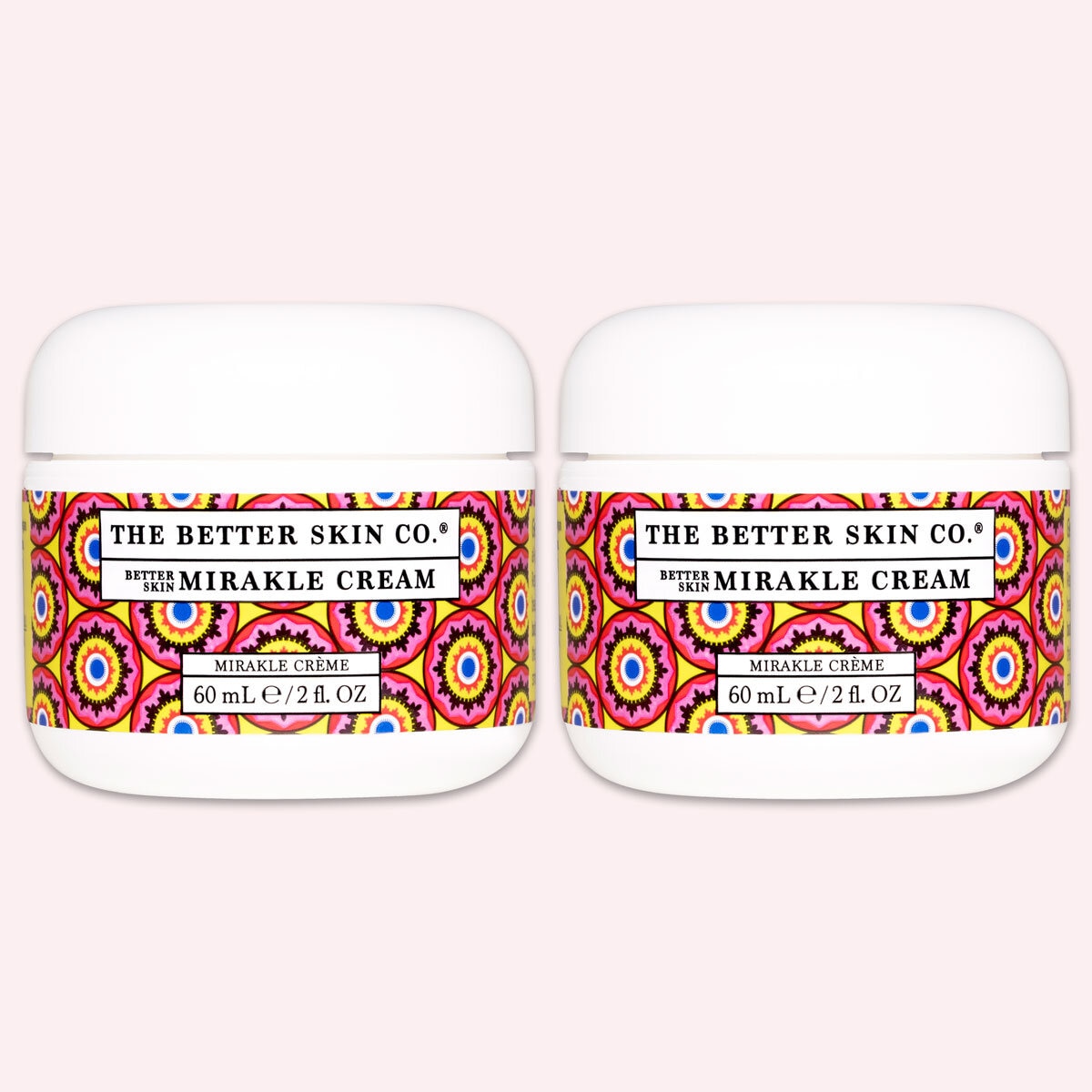 The Better Skin Company Mirakle Cream, 2 x 60ml