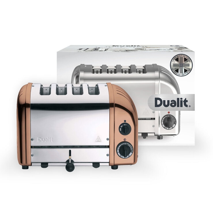 Dualit Copper 4 Slot Toaster with Box
