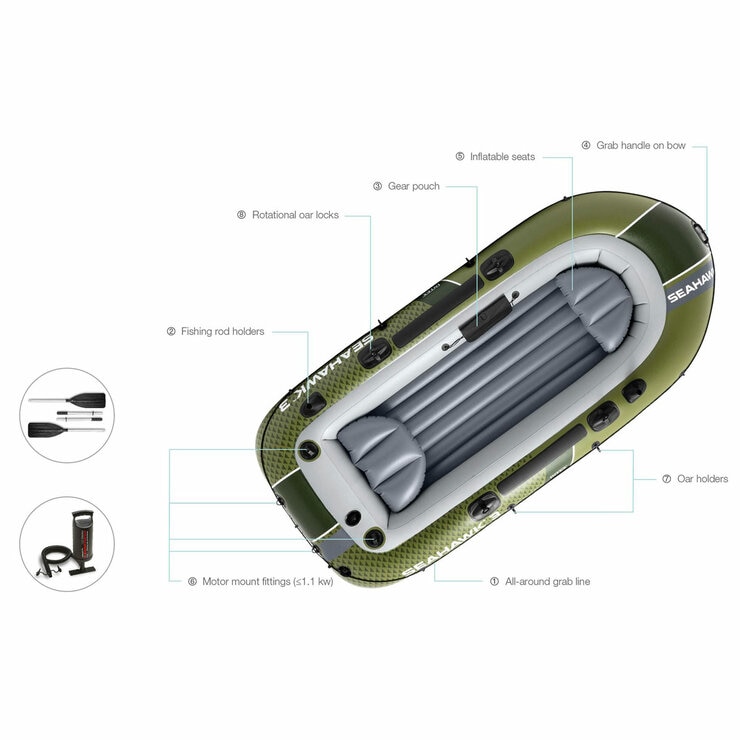 Intex Seahawk 3 Person Boat