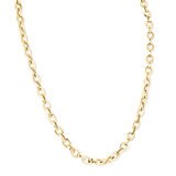 14ct Yellow Gold Oval Paperclip Chain Necklace