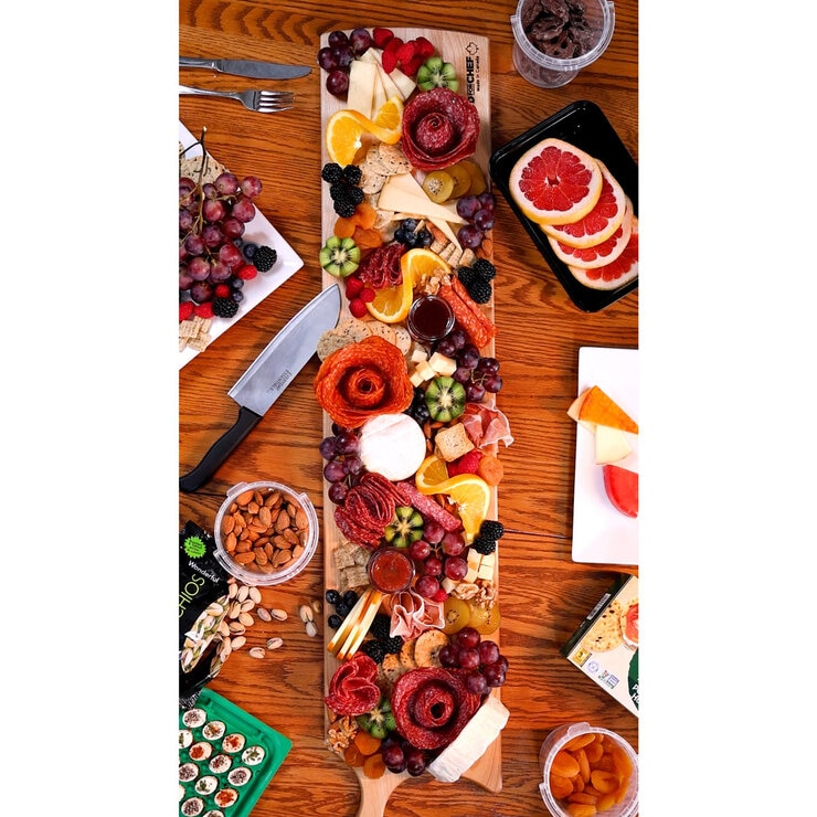 WoodForChef Premium Extra-Long Charcuterie Board