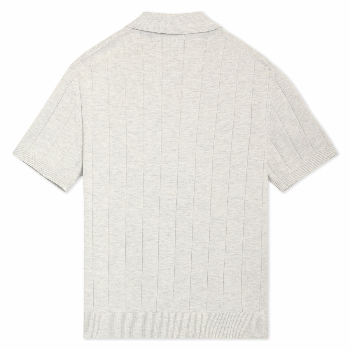 Chaps Men's Ribbed Knit Polo in Oatmeal Chaps Men's Ribbed Knit Polo in Oatmeal