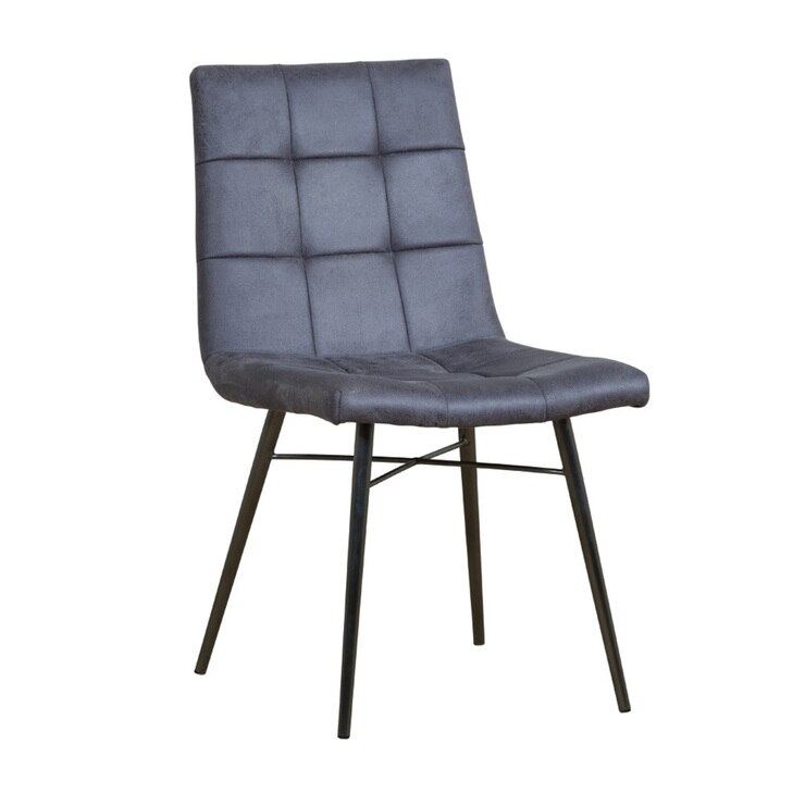 Grey Faux Leather Dining Chair, 2 Pack Costco UK