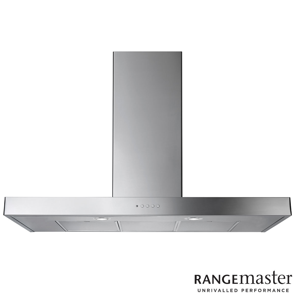 Rangemaster Professional UNBHDS90SS/ Chimney Cooker Hood, B Rated in Stainless Steel