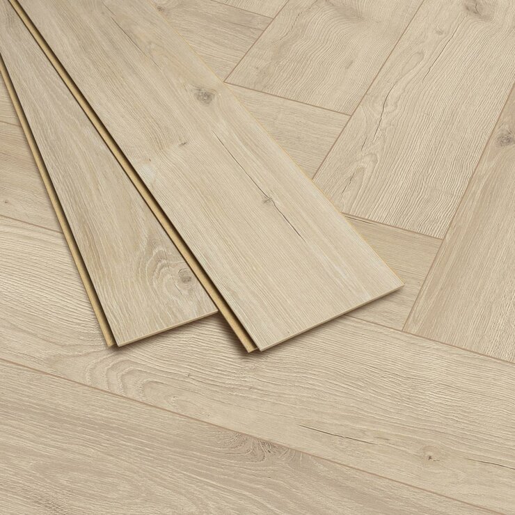 Golden Select Verona (Oak) Splash Shield AC5 Laminate Herringbone Flooring - 1.179² Per Pack