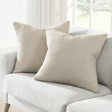 Envogue Maeve Cushion 2 Pack in Oatmeal, 56 x 56 cm
