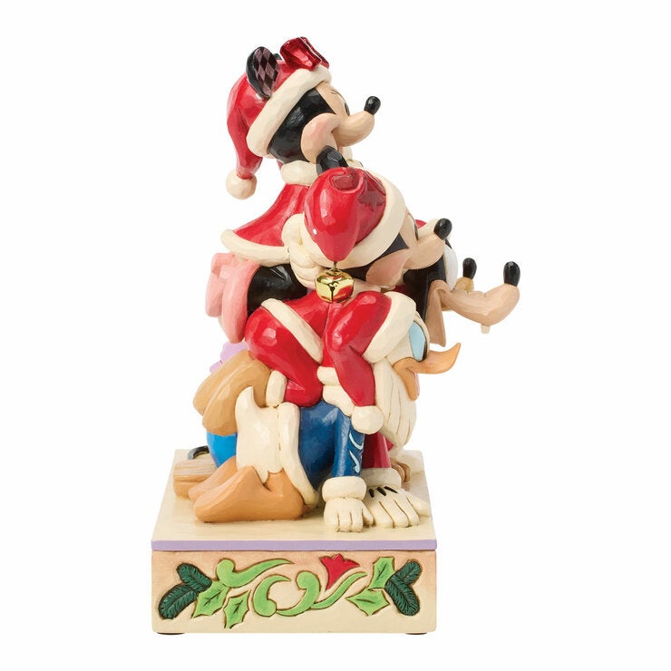 11.5 Inch Jim Shore Disney Traditions Stacked Mickey and Friends Musical Figurine